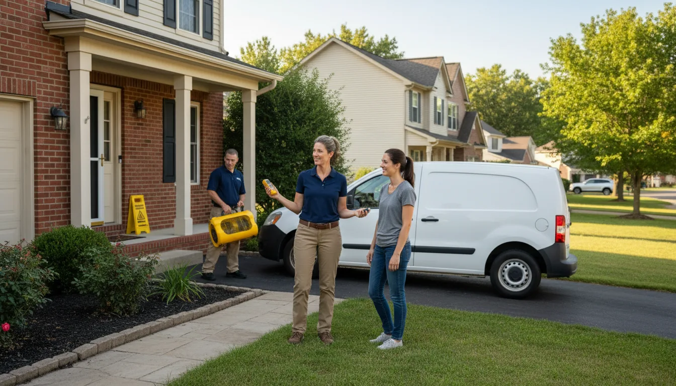 Residential water damage restoration in Berlin, NJ